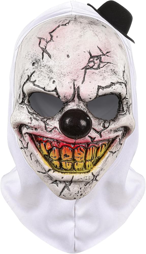 Amazon.com: EJWCIG Art the Clown Mask Black Nose Scary Zombie Amazon.com: EJWCIG Art the Clown Mask Black Nose Scary Zombie